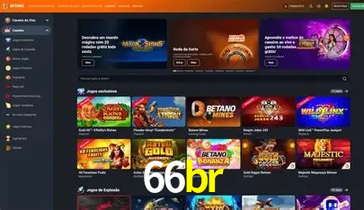 Slots com jackpots e giros grátis na 66br